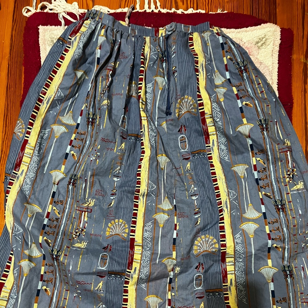 Egyptian hieroglyphic skirt